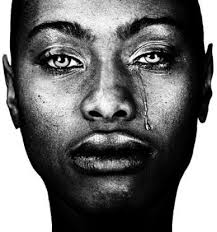 Black Woman Cries